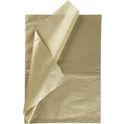 Creotime Silkespapper, 50x70 cm, 14 g, 25 ark, guld