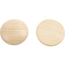 Creotime Wooden buttons, D: 30 mm, thickness 6 mm, 150 pc/ 1 pack