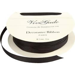 Creativ Company Decoration Ribbon Black 15m