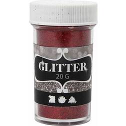 Creativ Company Glitter, rød, 20 g/ 1 ds