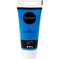 Creotime Akrylmaling Pigment Art, Cyan blue 75ml