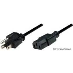 Manhattan Stromkabel C13 auf BS 1363 (3-pol. UK-Stecker) schwarz, 1,8 m