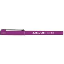 Artline Fineliner 200 Fine 0.4 lilla