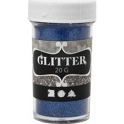 Creativ Company Glitter, blå, 20 g/ 1 ds