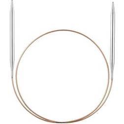 Addi Wollbaer Circular Knitting Needle, Metal, Silver, 4.5