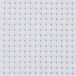 Creotime Aida Fabric, size 50x50 cm, 35 squares per 10cm white, 1 pc