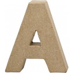 Creativ Company Letter, A, H: 10 cm, W: 9,5 cm, thickness 1,7 cm, 1 pc