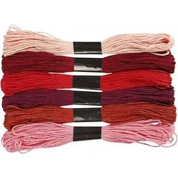 Creativ Company Fil À Broder 6 Brins De Qualité Supérieure 6 pcs