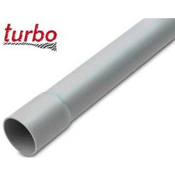 Solar Plus Plastrør 20MM grå med muffe pvc 3 meter