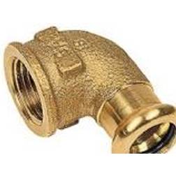 Sanha kobber Cu press vinkel 1/2'' 18 mm 90º med indvendigt gevind og muffe