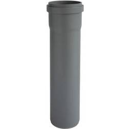 Nicoll Ht-Pp (Amax Pro) afløbsrør med muffe grå Ø40 x 1500 mm
