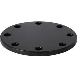 Geberit PEH blindflange 125 mm, sort aluminium/PUR