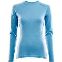 Aclima Warmwool Crew Neck Women - Azure Blue