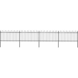 vidaXL Garden Fence with Hoop Top 267.7x59.1"