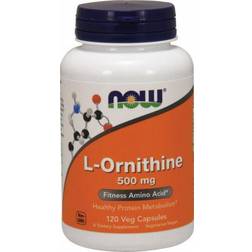 Now Foods L-Ornithine 500mg 120 Vcaps