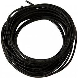Creativ Company Leather Cord, thickness 2 mm, black, 4 m/ 1 roll