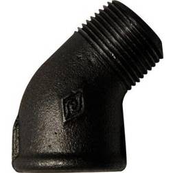 Solar Plus Vinkel sort MF/NP 45GR 1 1/4