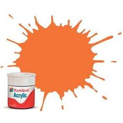 Humbrol 18 Acrylic Orange 14ml Klar