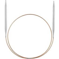 Addi Circular Knitting Needle, Metal, Silver, 4 mm