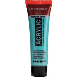 Amsterdam Standard Series Acrylic Paint Tube Turquoise Green 20ml