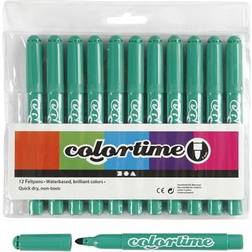 Colortime stift linjetjocklek 5 mm ljusgrön 12 bitar