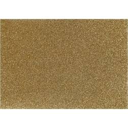 Creativ Company Strygestof, 148x210 mm, glitter, guld, 1 ark