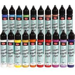 Diverse Lysvoks, ass. farver, 20x28 ml/ 1 pk