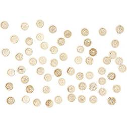 Creotime Unlacquered Wooden Buttons Ref 403041