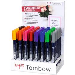 Tombow Brush pen Fudenosuke farvede display (48)