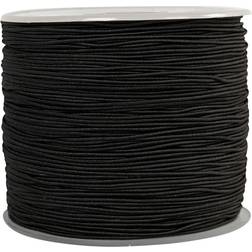 Creativ Company Elastiskt Snöre 1,2 mm 250 m Svart