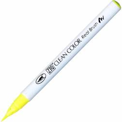 Zig Clean Color Pensel Pen 001 fl. Gul, RB-6000AT-001, 6stk