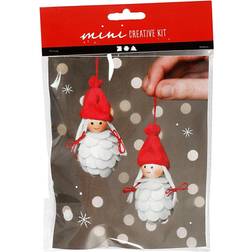 Creativ Company Creative mini kit, Christmas elf girls, H: 8 cm, 1 set