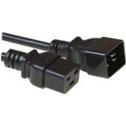 MicroConnect strømkabel IEC 60320 C19 til IEC 60320 C20 1 m