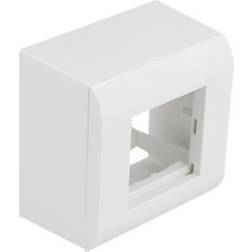 DeLock Easy 45 overflademonteret boks hvid, RAL 9003