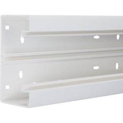 Hager Installationskanalbund BR65130 i plast 68x130mm RAL 9016