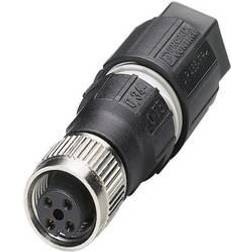 Phoenix Contact 1641772 Sensor- aktuator-stik, M12 Tilslutning, lige Pol-tal (RJ) 4 1 stk