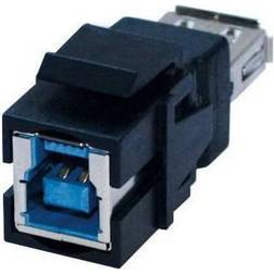 Bachmann Backmann USB 3.0 A/B Keystone til kundemodul