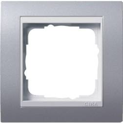 Gira Cover frame, 1-gang for pure white Event Colour Aluminium