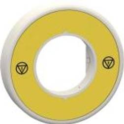 Schneider Electric Nødstopskilt M/LED R 230V iso symbol