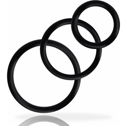 Addicted Toys Penis Ring Set Black