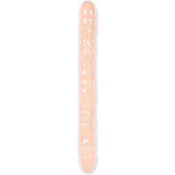 Doc Johnson 18 Inch Veined Double Header Natural Dildo