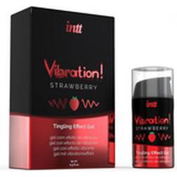 Intt Strawberry Vibrerande Olja 15 ml