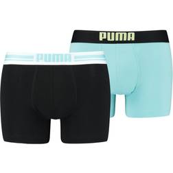 Puma Placed Logo Boxers 2-pack - Blue