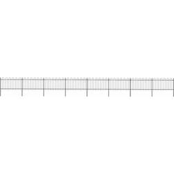 vidaXL Garden Fence with Hoop Top 1360x150cm