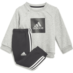 adidas 3-stripes Fleece Jogger Set - Medium Grey Heather (GM8975)