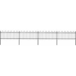 vidaXL Garden Fence with Hoop Top 680x130cm