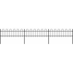 vidaXL Garden Fence with Hoop Top 510x110cm