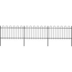 vidaXL Garden Fence with Hoop Top 510x150cm