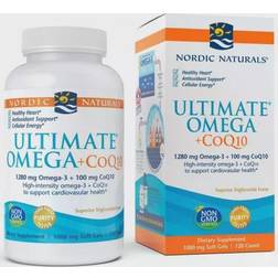 Nordic Naturals Ultimate Omega plus CoQ10 120 Softgels 120 stk