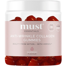 MUST Anti-Wrinkle Collagen Gummies Raspberry 60 stk